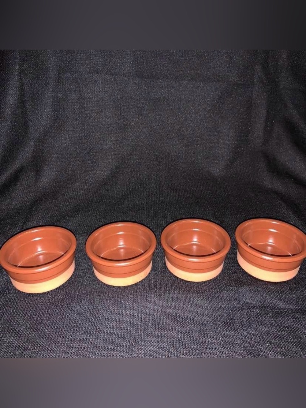Unglazed Terra Cotta Small Planter Set - Brown (Set of 4)